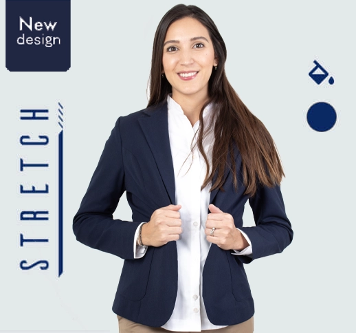 Navy Work Blazer For Women