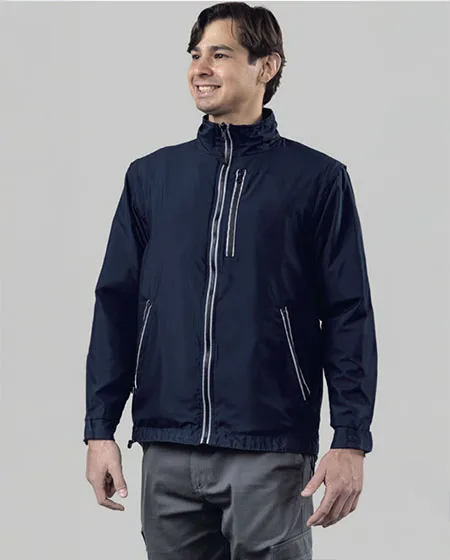 High Visibility Reversible Removable Sleeves Jacket