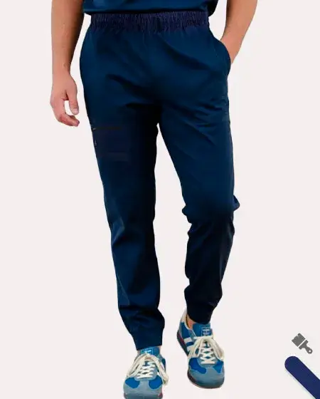 Unisex Scrub Pants - Navy Blue