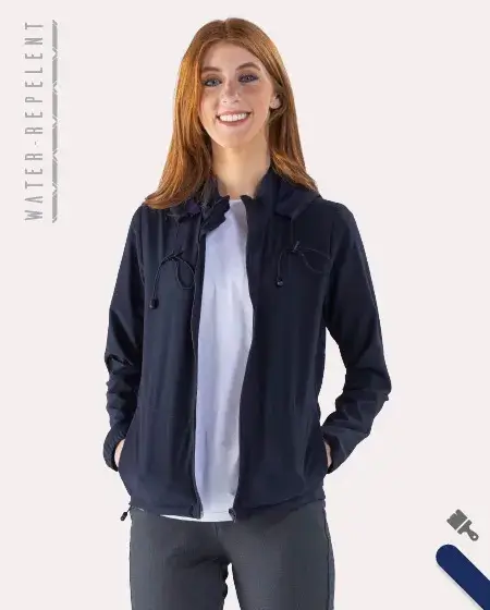 Women's Rain Jacket With Hood
