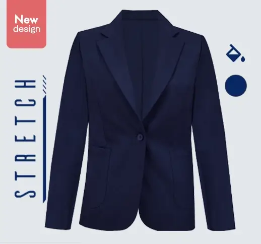 Navy Work Blazer For Women