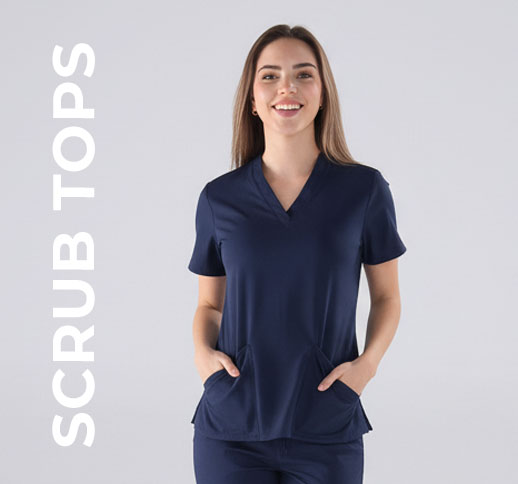 Embroidered & Personalized Scrub Tops