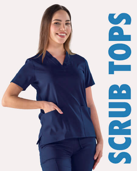 Embroidered & Personalized Scrub Tops