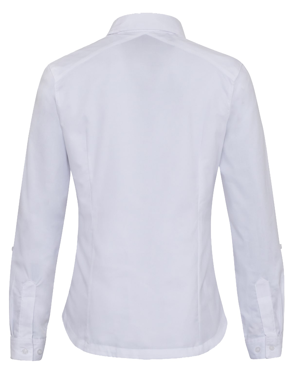White oxford blouse rear view
