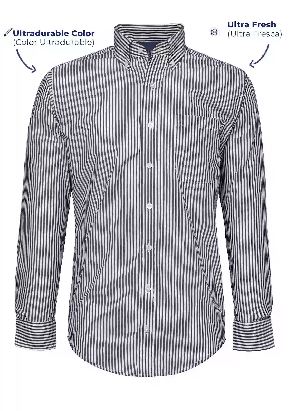 gray striped shirts