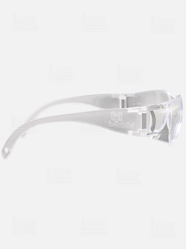 Protective glasses side view