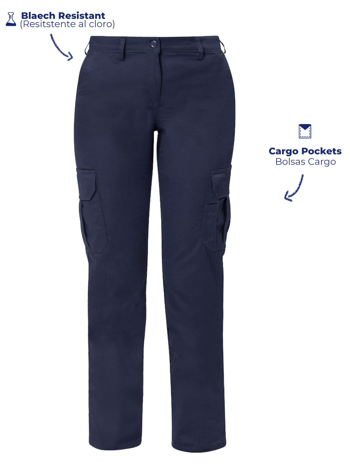 Cargo Pants for women navy color