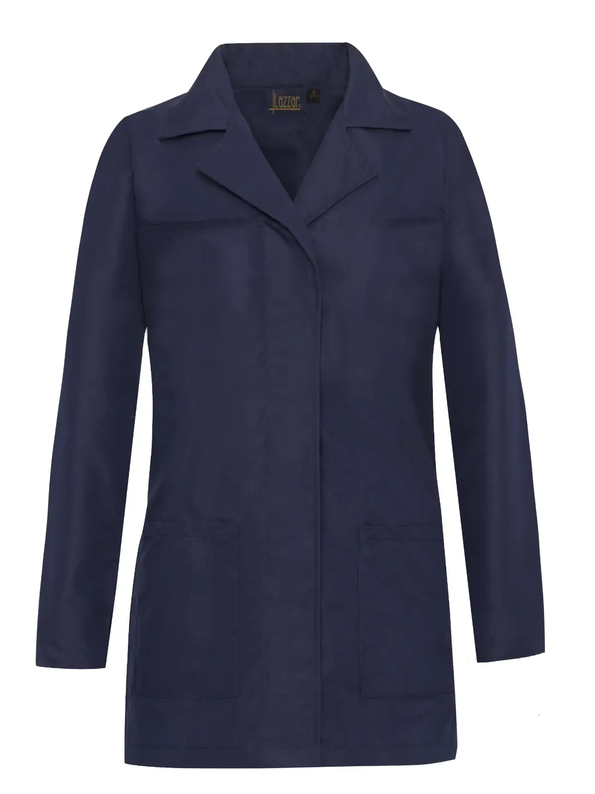 Embroidered Lab Coat navy