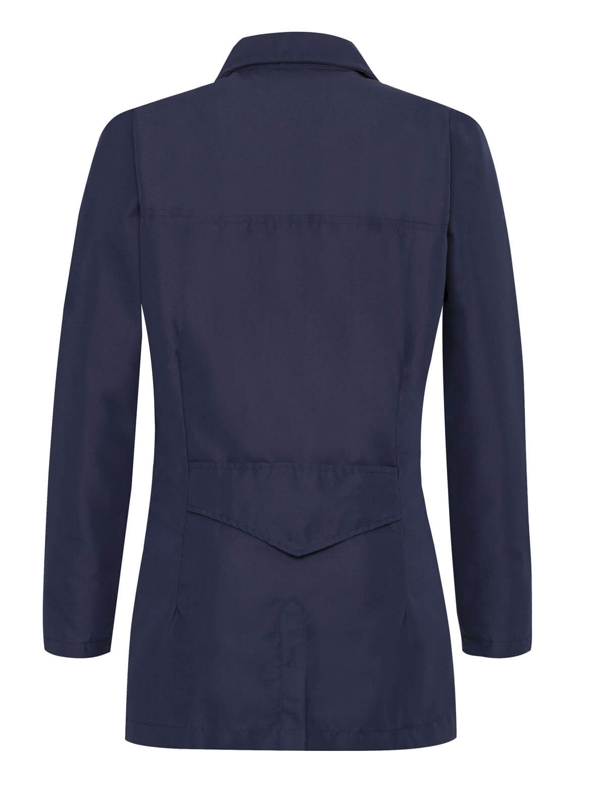 Navy blue medical gown