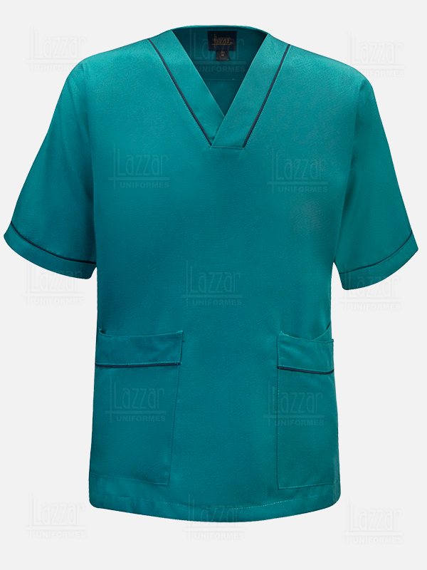 Nurse scrub top green color