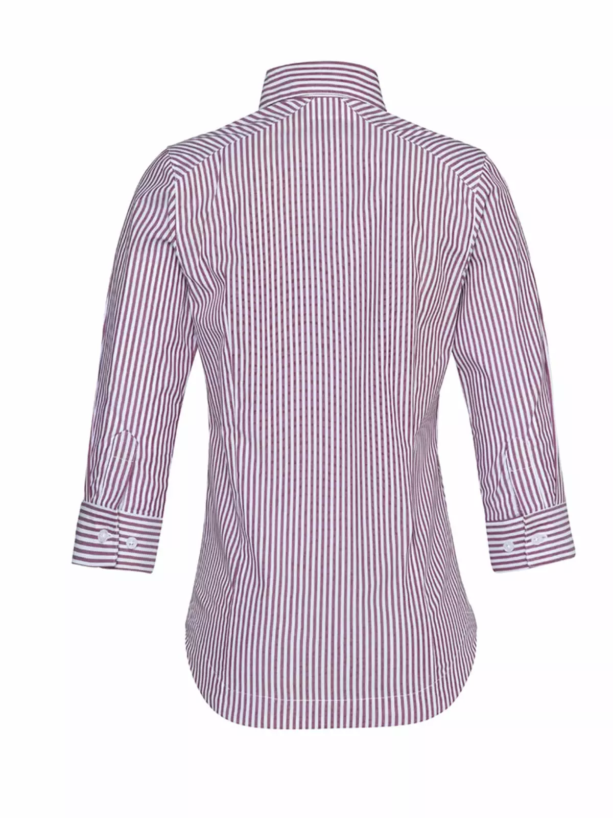 Striped blouse burgundy