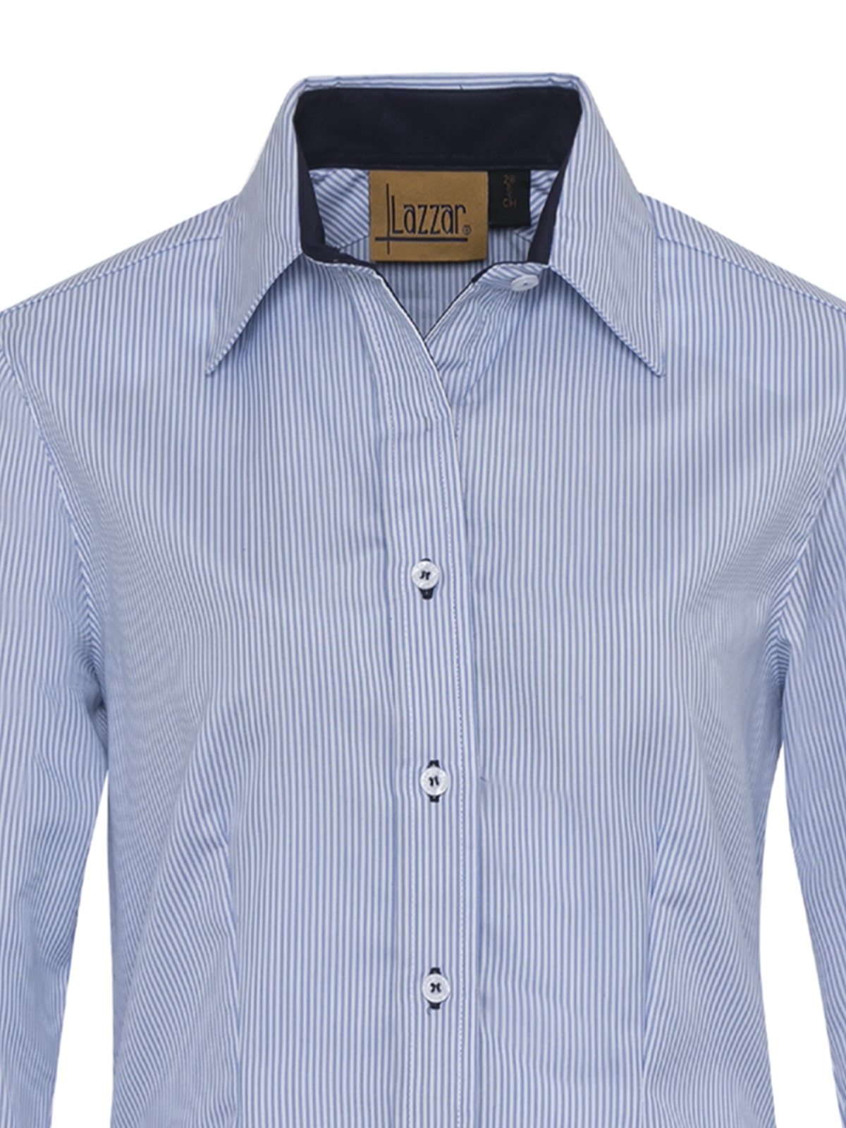 Striped blouse light blue 
