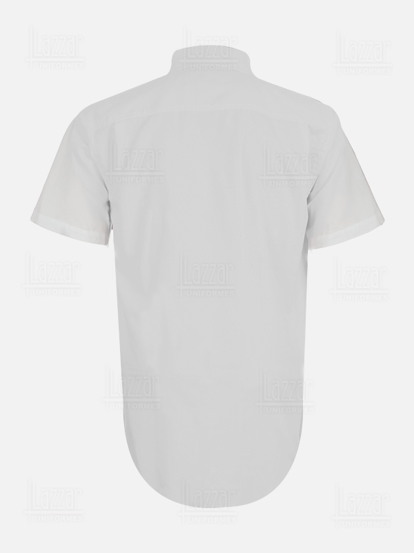Camisa Oxford manga corta espalda