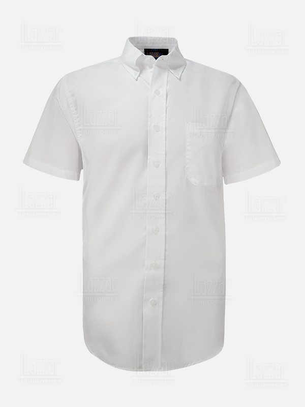 Camisa Oxford manga corta frente