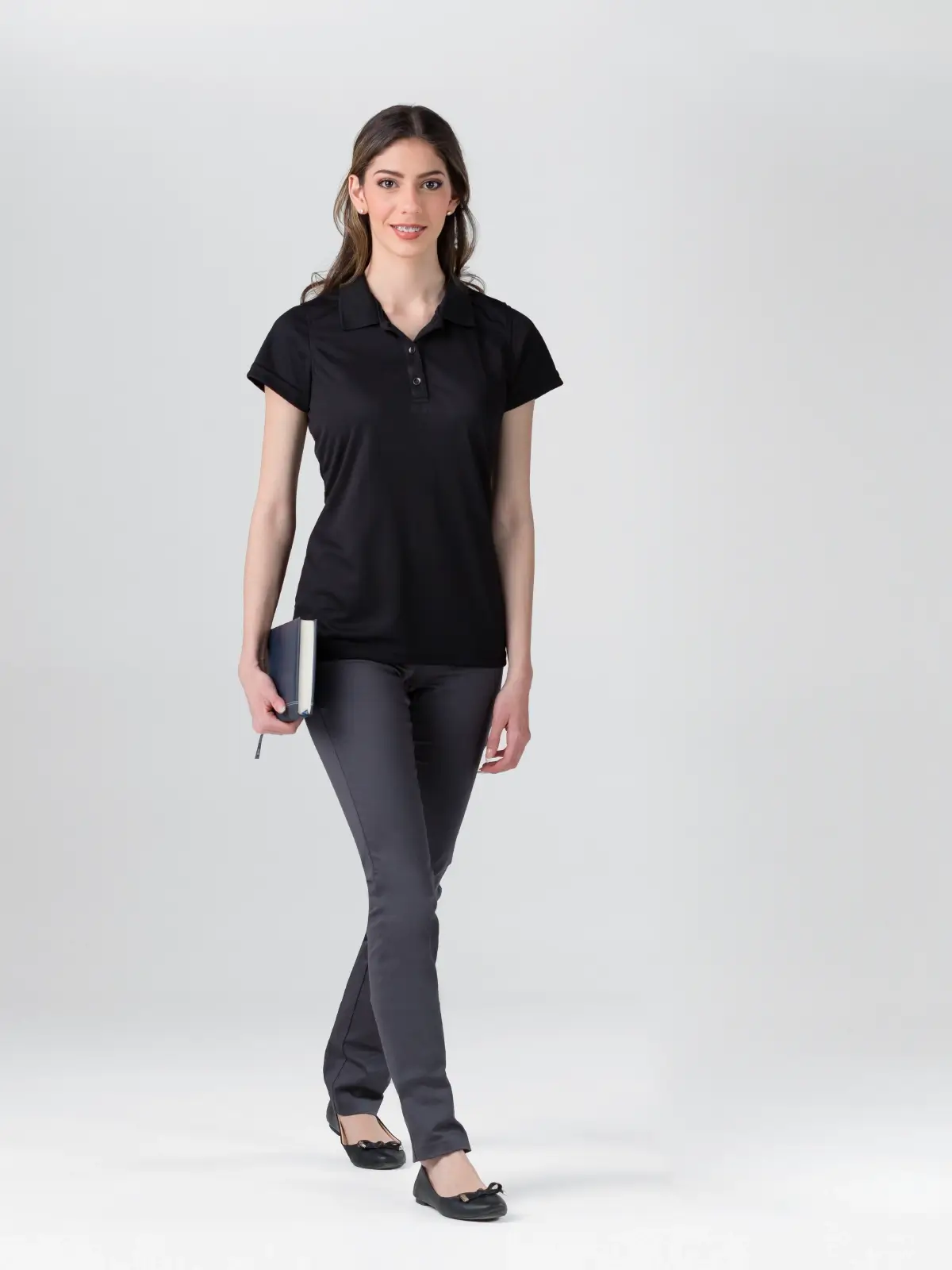 dry fit polo USA women