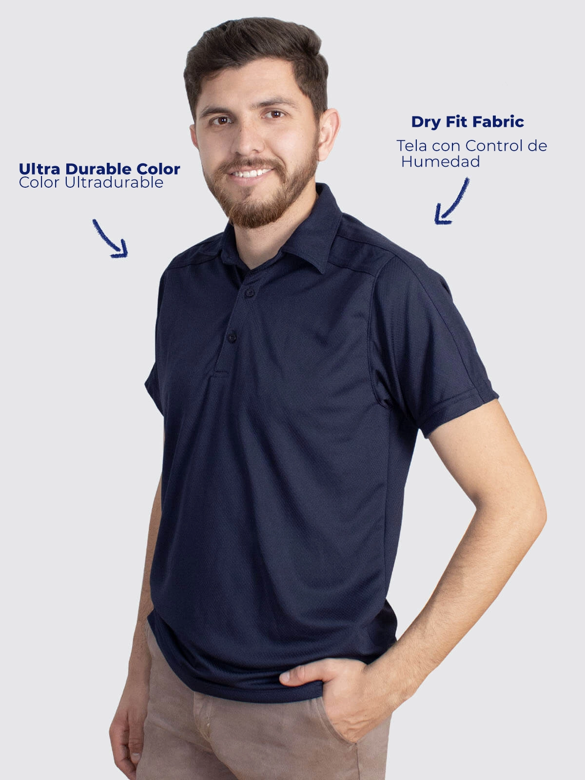 polo shirt golf navy color