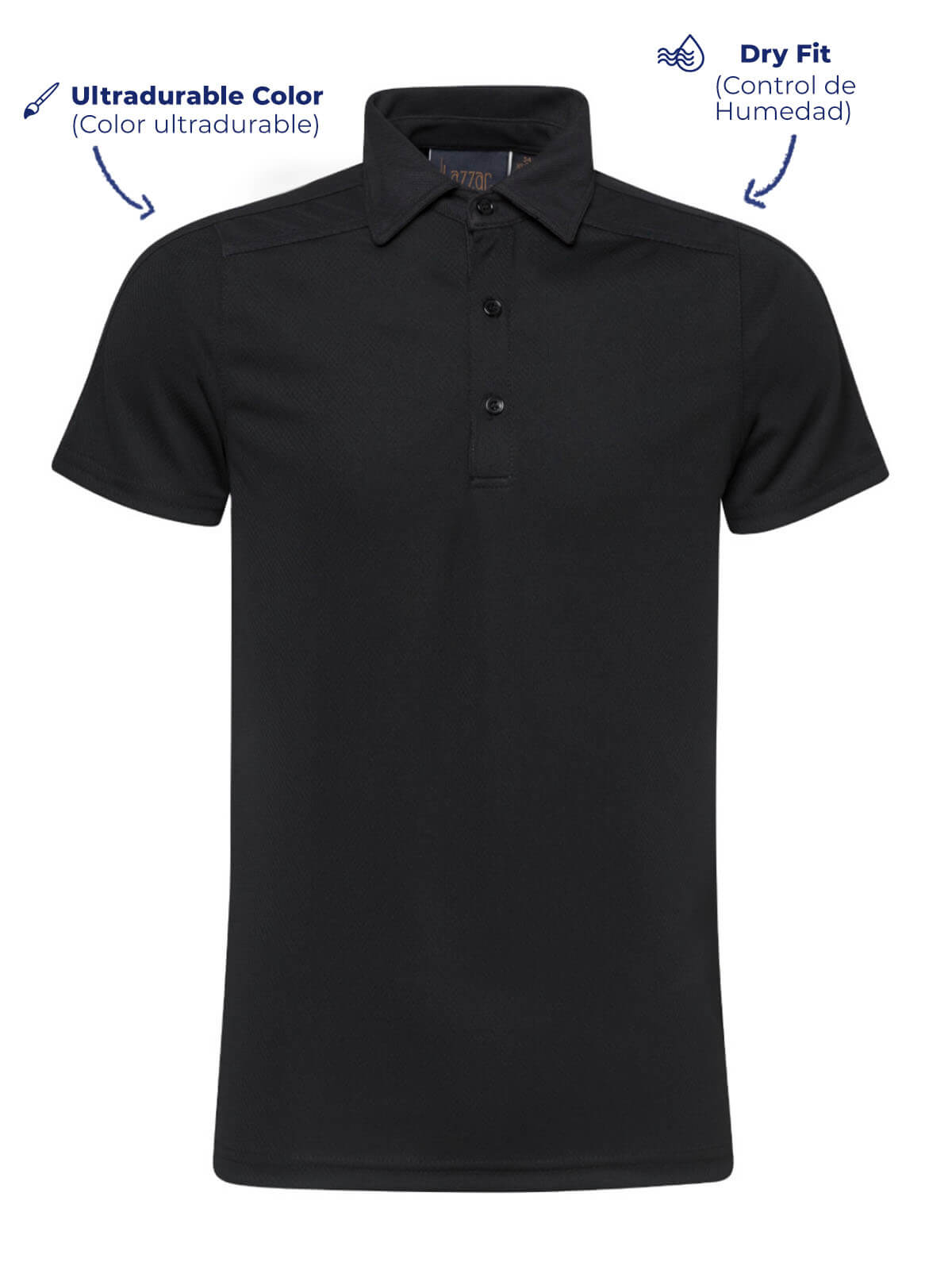 Golf Polo Shirt black 