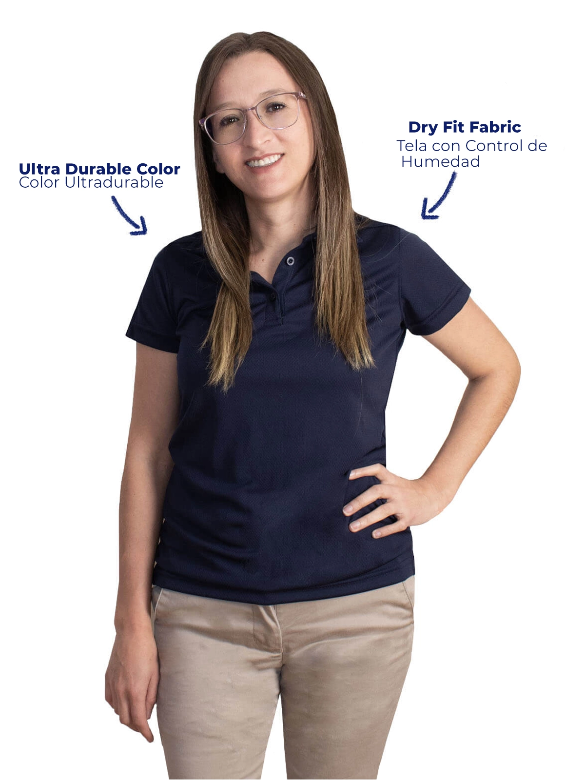 polo shirt golf for womens navy color