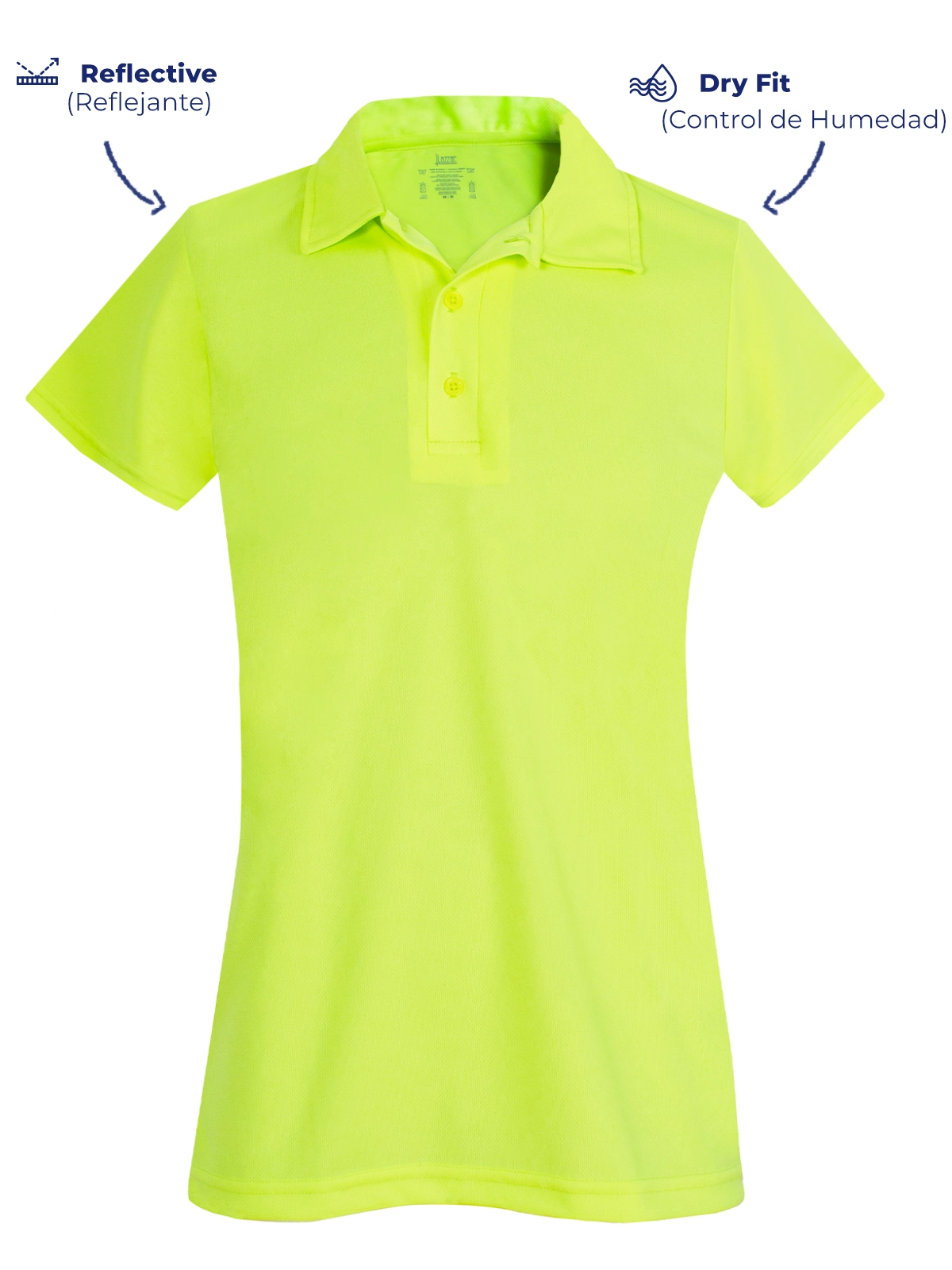 womens polo shirt high visibility 