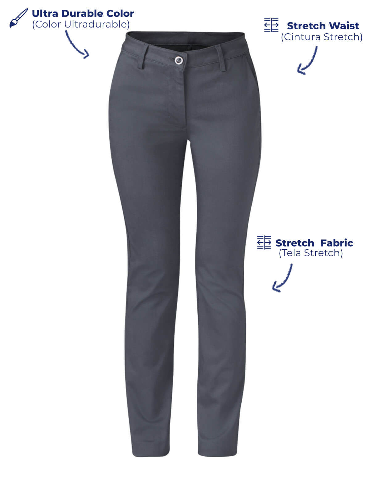 Pantalón Ejecutivo  Gris