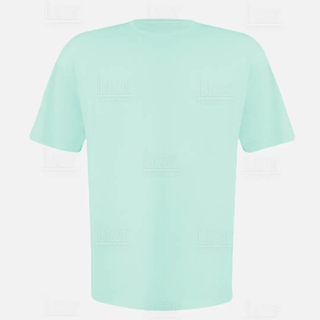 T-shirt round neck aqua