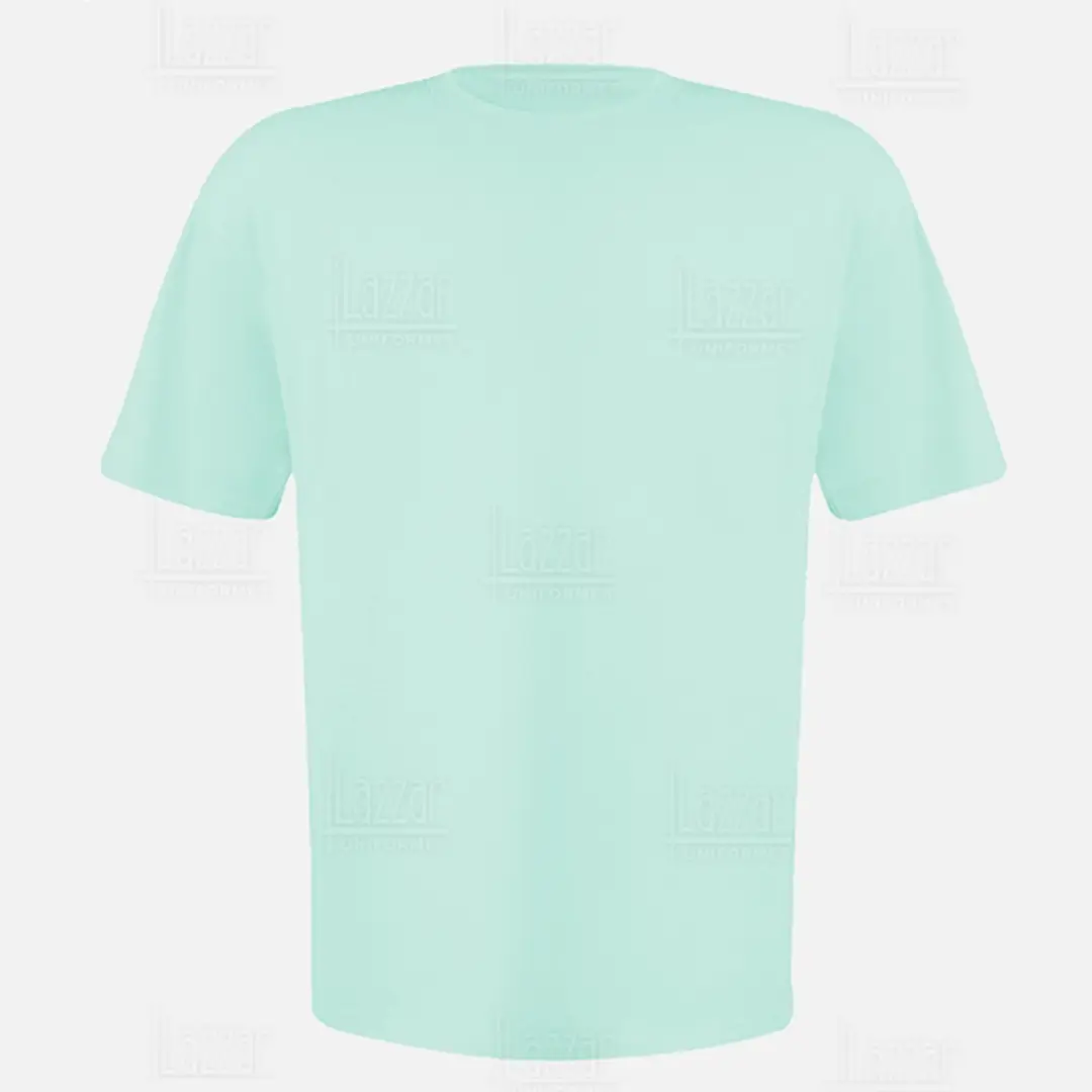 Camiseta cuello redondo color aqua