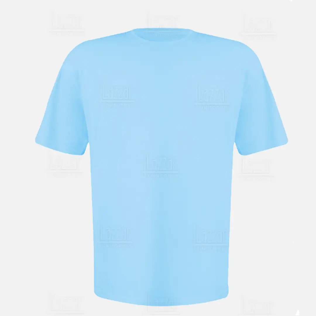 Sky blue round neck t-shirt