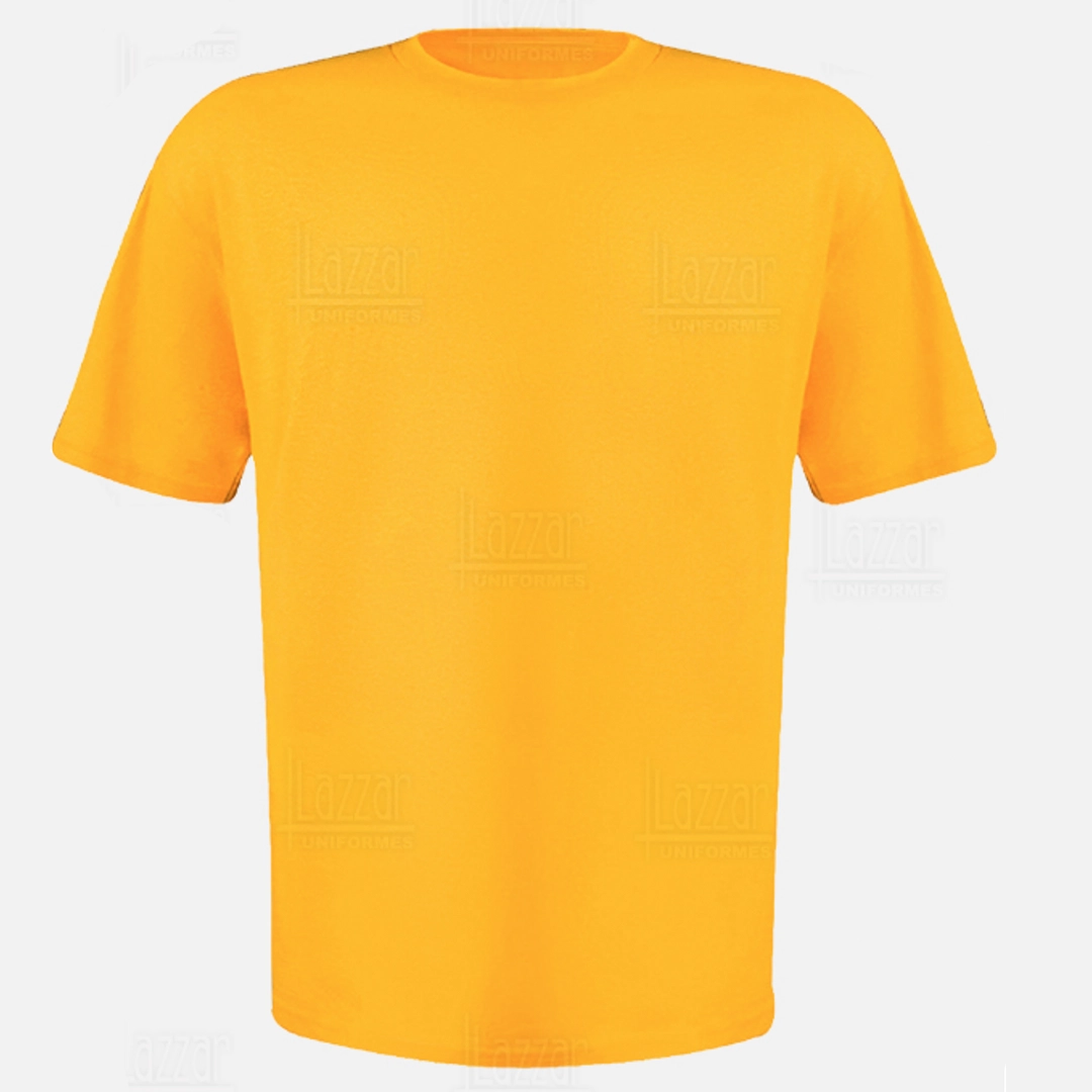  Camiseta cuello redondo color mango