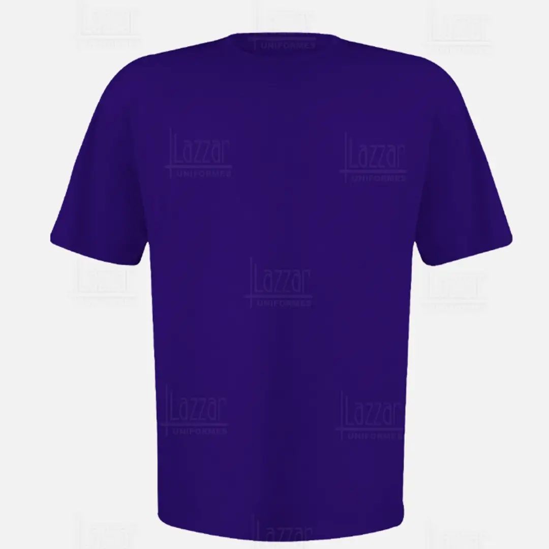  Camiseta cuello redondo color morado