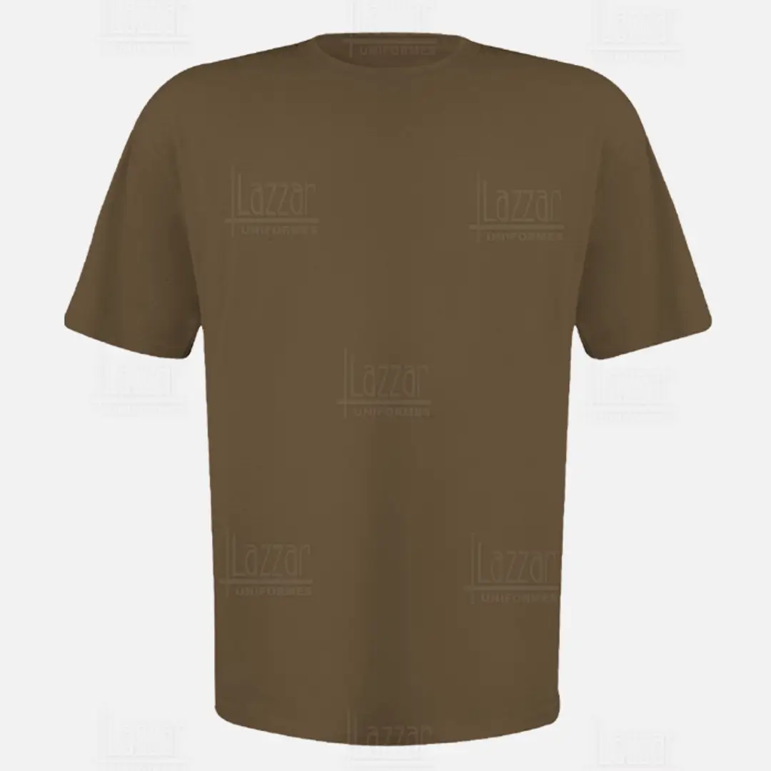  Olive green crew neck t-shirt