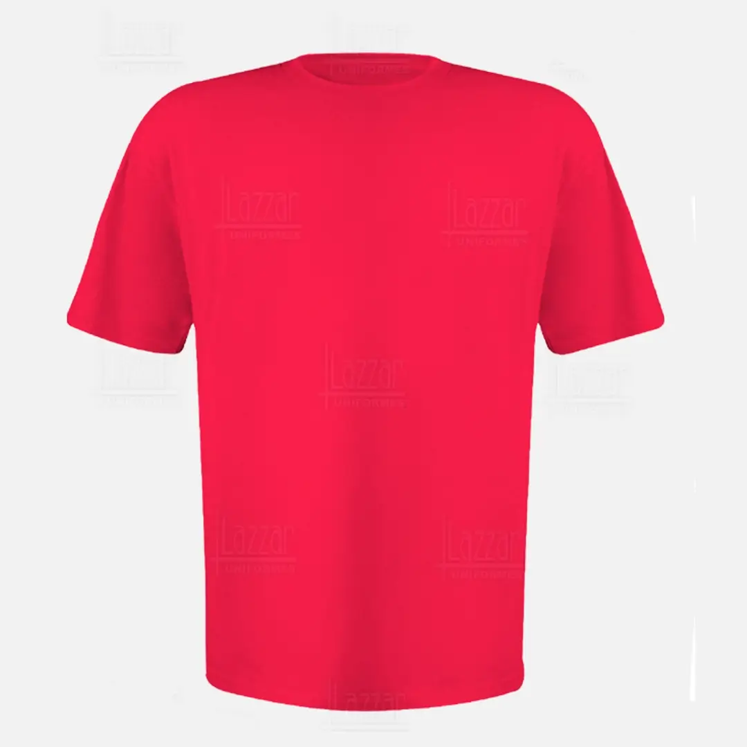 Red round neck t-shirt