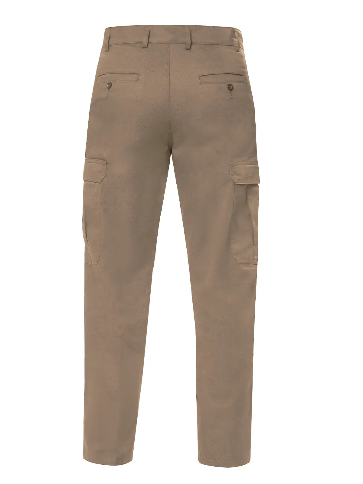 Khaki Cargo Pants rear view