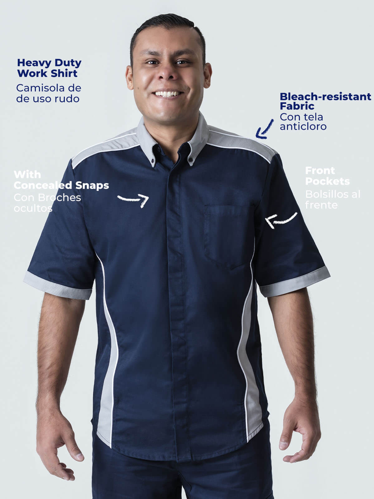 Camisas de hombre de trabajo 2025