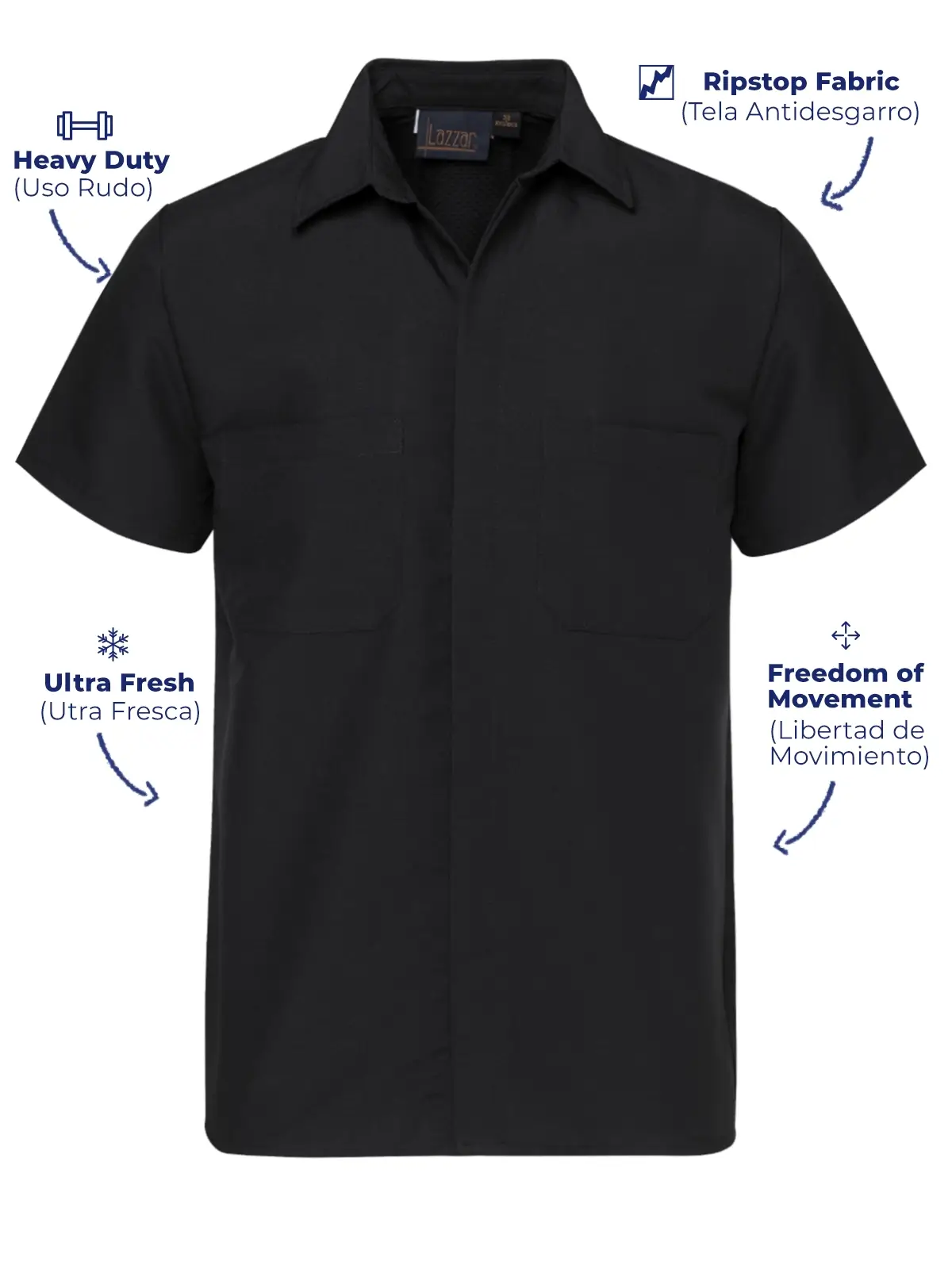 Fexible Ripstop Work Shirt