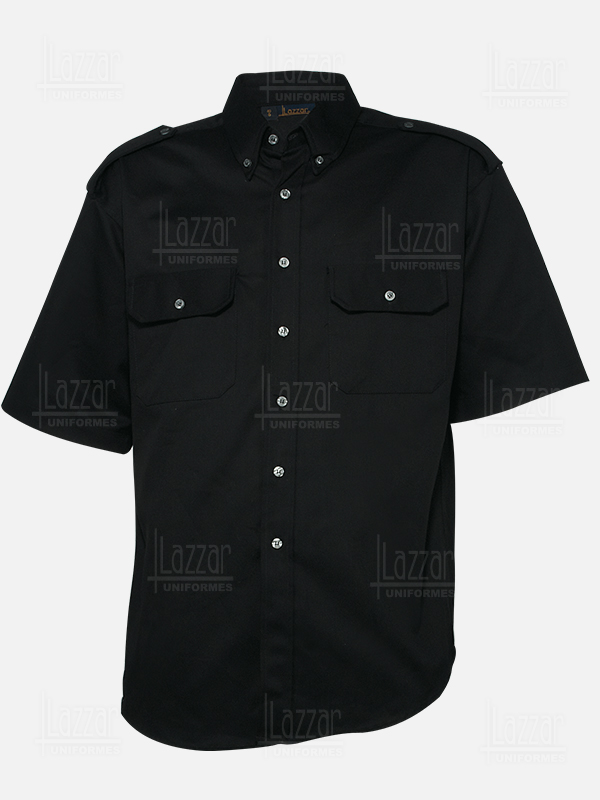 Police shirt black color