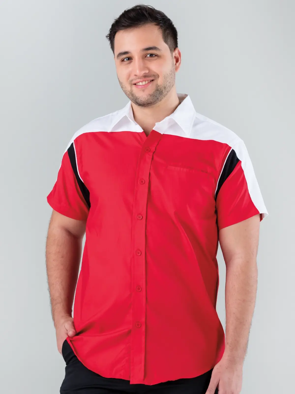 camisola racing de trabajo roja 