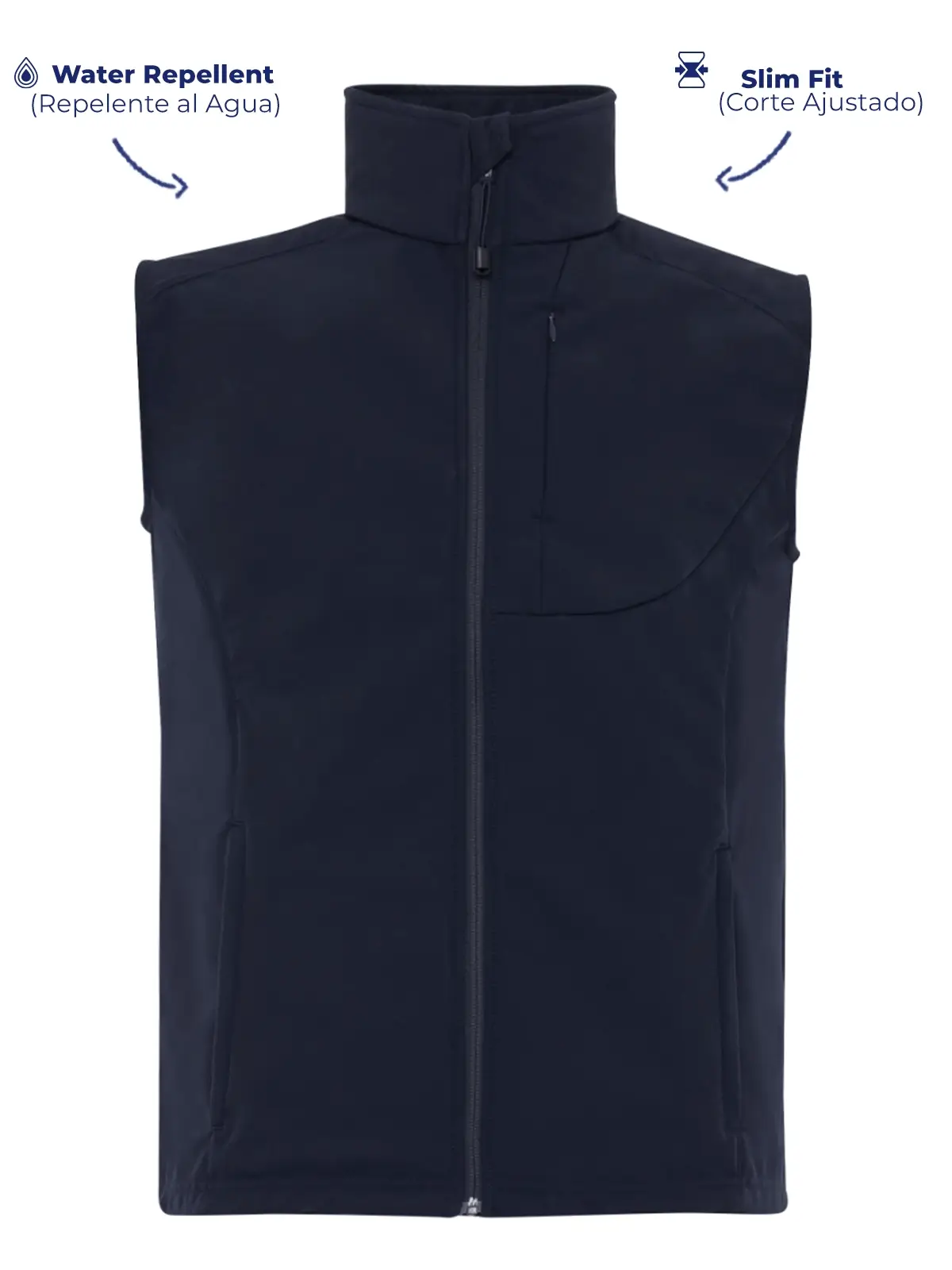 Neoprene Vest Bolivia navy blue