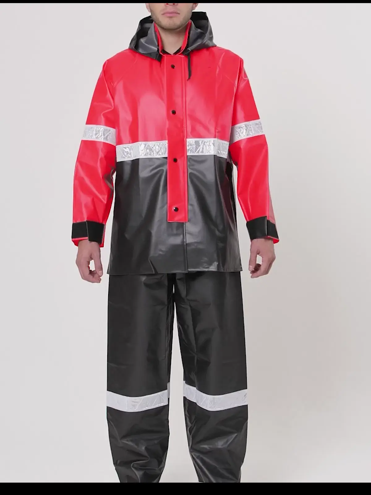Pantalón motociclista negro espalda
