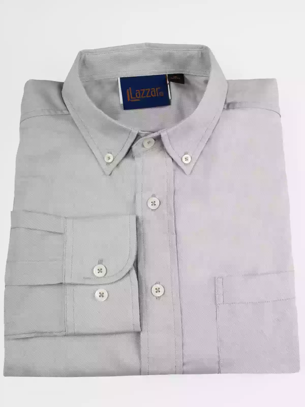 camisa oxford gris