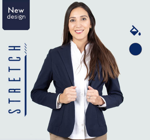 Navy Work Blazer For Women