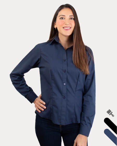 Blusas de Gabardina Italiana para Trabajo