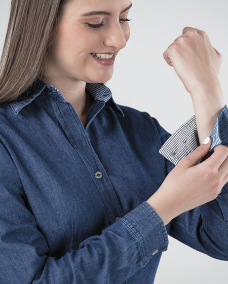 Blusas de Mezclilla para Mujer