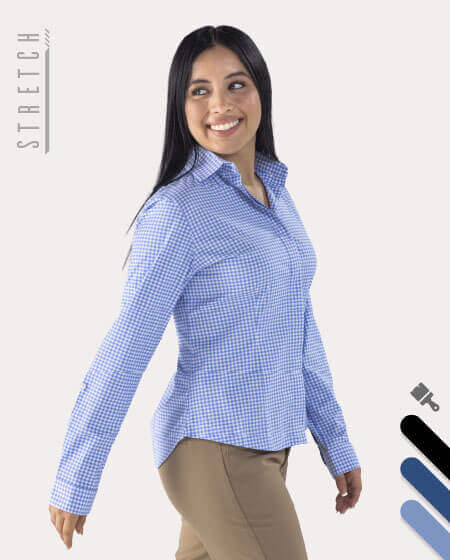 Blusas Stretch de Cuadros