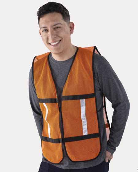 Chalecos de malla reflejantes caballero