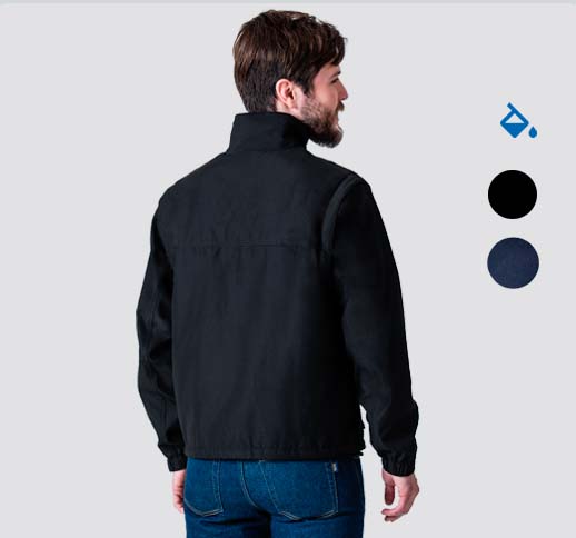Jacket With Removable Sleeves 
