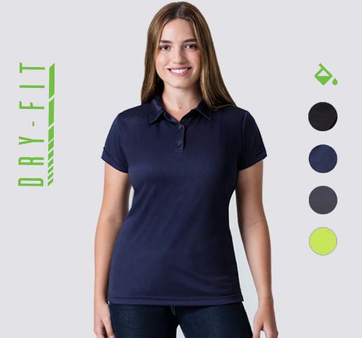 Playeras Tipo Polo Dry Fit Mujer