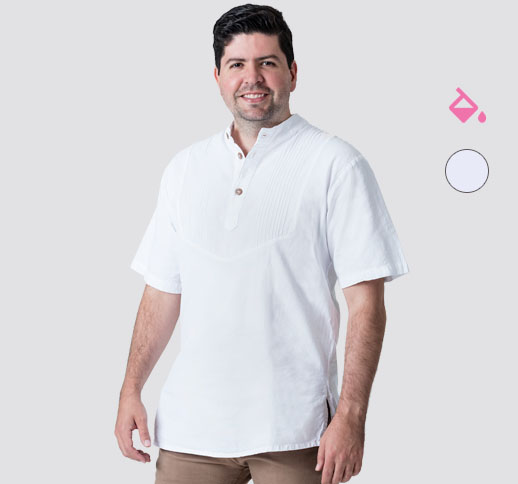 Camisas Guayaberas bordadas para Hombre