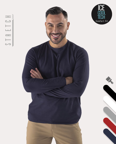 Camiseta Manga Larga Ultra Fresca para Hombre