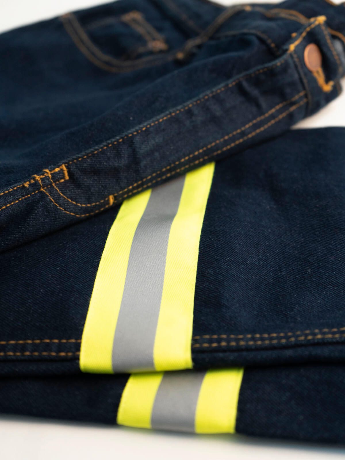 Women’s Reflective Denim Work Pants