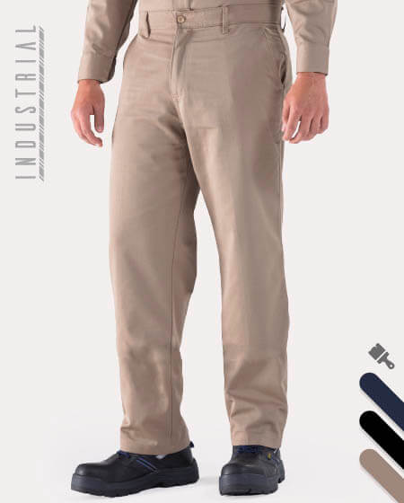 Men's bleach resistant work pants